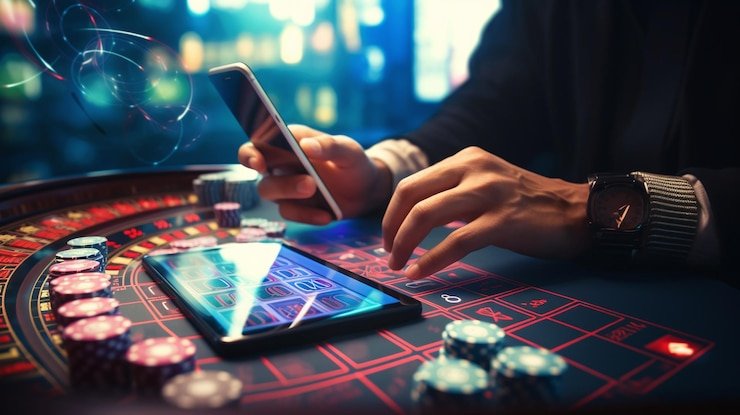 Pengguna menggunakan aplikasi madu805 di perangkat mobile dengan tampilan responsif